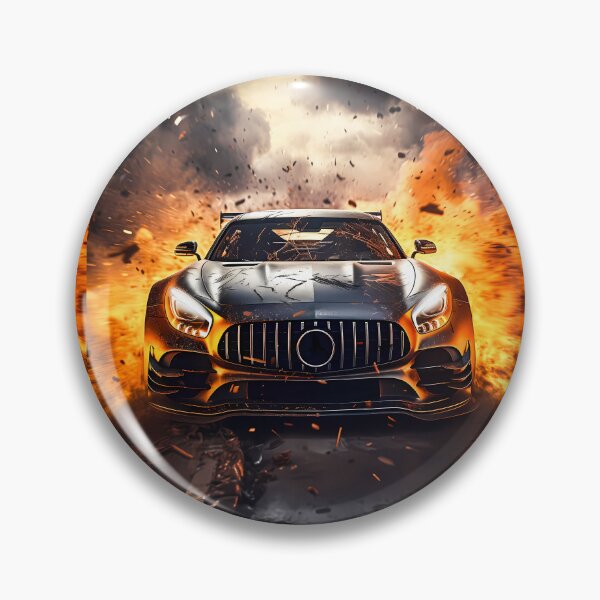 Item preview, Race Beast Unleashed In Fire - Mercedes AMG GT designed and sold by RevUpDesign.