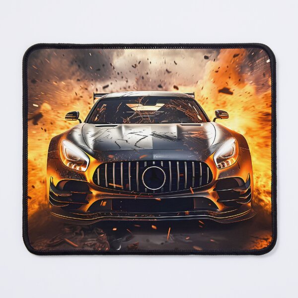 Item preview, Race Beast Unleashed In Fire - Mercedes AMG GT designed and sold by RevUpDesign.