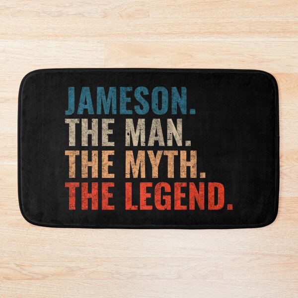 Item preview, Jameson The Man The Myth The Legend Jameson Name Retro 70s distress designed and sold by Teelogic.