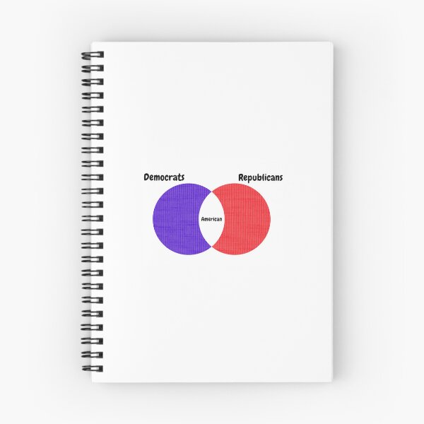 Item preview, Democrat & Republican Venn Diagram Commonalities designed and sold by AubreyLoftus1.
