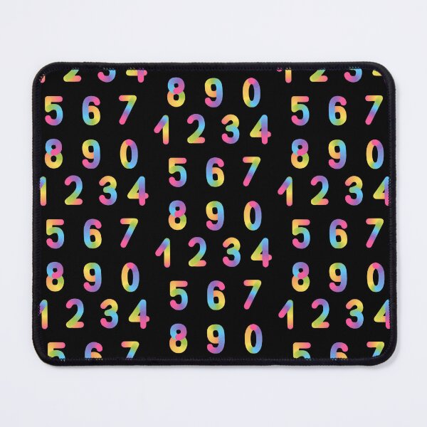 Item preview, Rainbow font, Numbers sticker pack designed and sold by Numbers-Art.