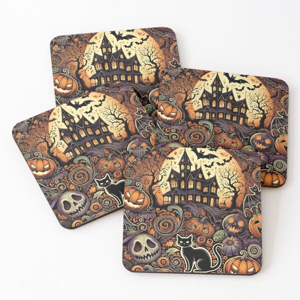 Item preview, Haunted Halloween Whimsy designed and sold by Belarte.shop.