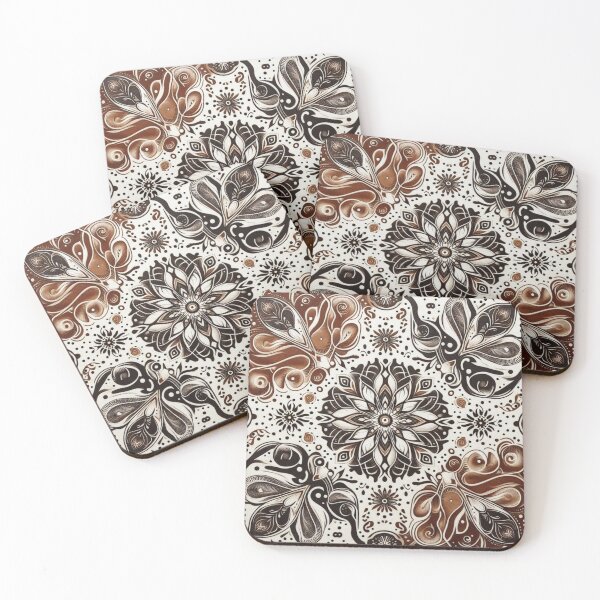 Item preview, Mandala with petal-like designs designed and sold by WildHeart07.