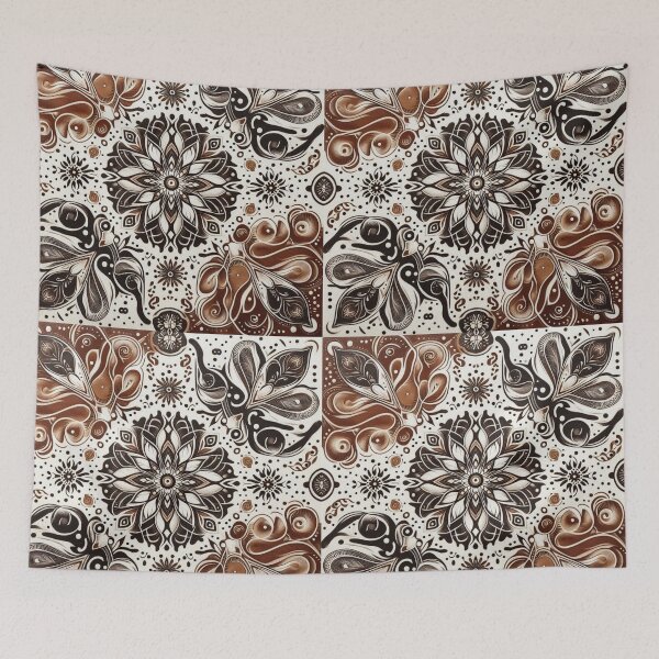 Item preview, Mandala with petal-like designs designed and sold by WildHeart07.