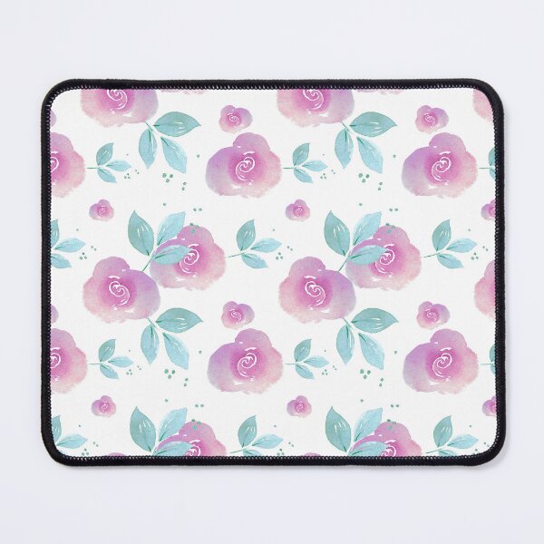 Item preview, Watercolor flower, Pink-turquoise Rose designed and sold by Alex Blud.