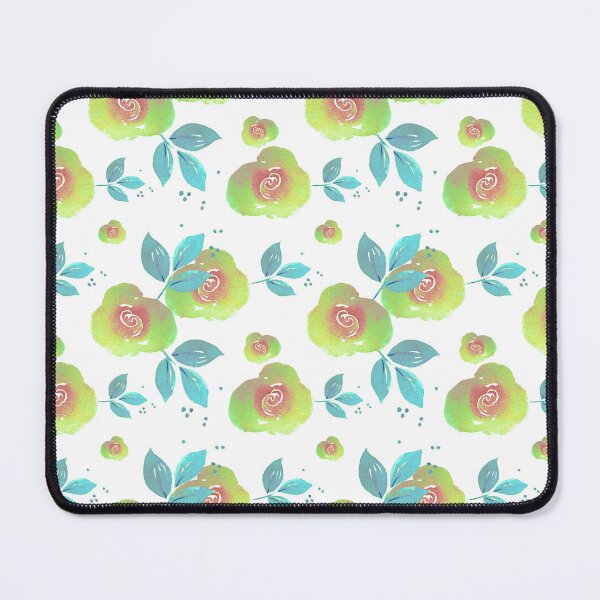Item preview, Watercolor flower, Green-turquoise Rose designed and sold by Alex  Blud.