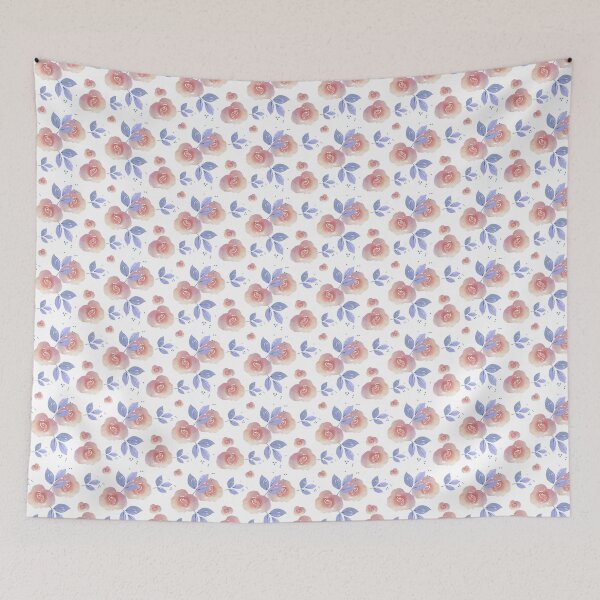 Item preview, Watercolor flower, Orange-blue Rose designed and sold by Alex  Blud.