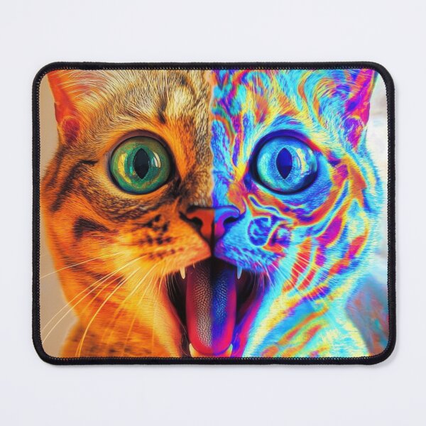 Artikelvorschau, Verrückte Katze entworfen und verkauft von OldSchool90s.
