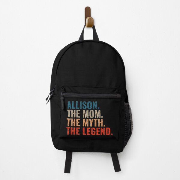 Item preview, Allison The Mom The Myth The Legend Allison Name Retro 70s distress designed and sold by Teelogic.