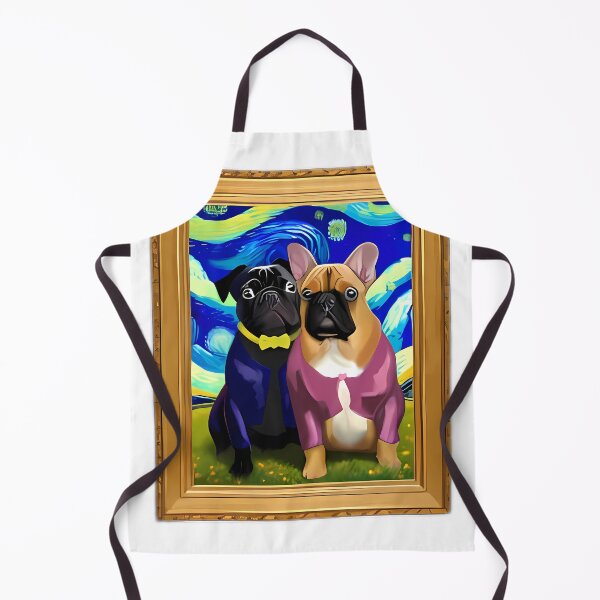 Item preview, PUG STARRY NIGHT BEAUTIFUL COUPLE designed and sold by wesdesignshop.