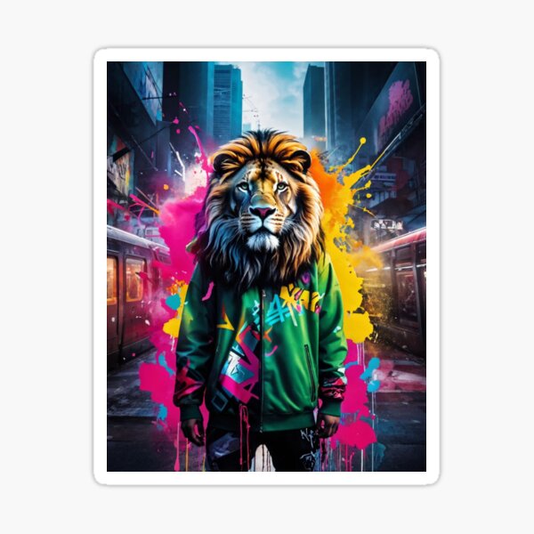 Aperçu de l'œuvre Graffitis de la jungle urbaine créée et vendue par fizzu.