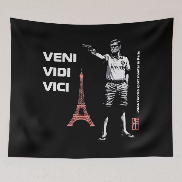 Item preview, 2024 - Turkish sport shooter in Paris - TURKEY - SPORT - 1 designed and sold by ArtProjectShop.