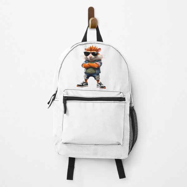 Item preview, Cool cartoon hamster posing in stylish attire designed and sold by Robo-toons.