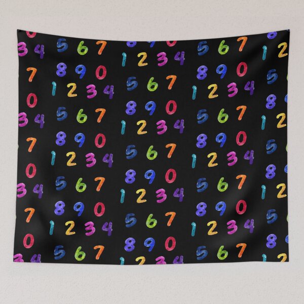 Item preview, Colorful font, Numbers sticker pack designed and sold by Numbers-Art.