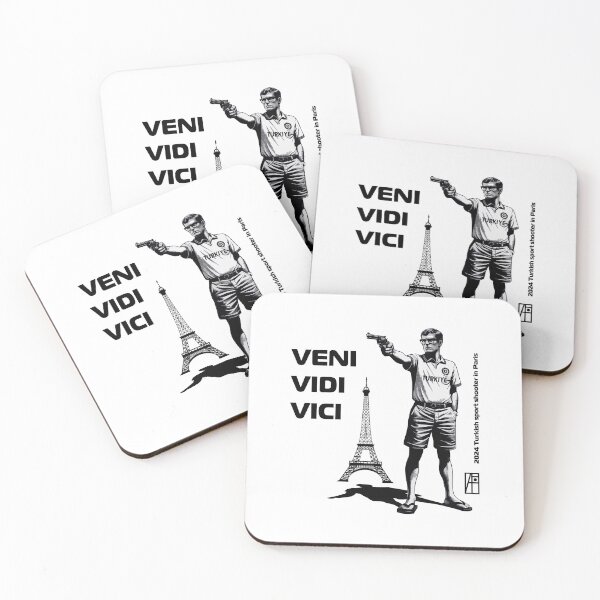 Item preview, 2024 - Turkish sport shooter in Paris - TURKEY - SPORT - 3 designed and sold by ArtProjectShop.
