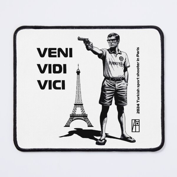 Item preview, 2024 - Turkish sport shooter in Paris - TURKEY - SPORT - 3 designed and sold by ArtProjectShop.