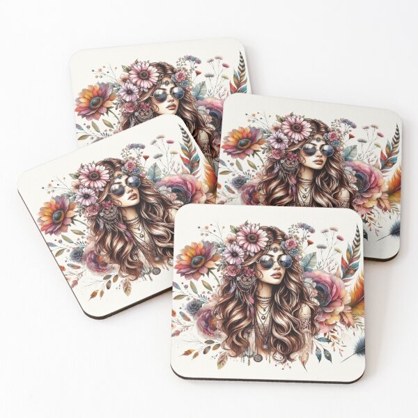 Item preview, Boho Chic: Floral & Feather Fusion designed and sold by Margival.