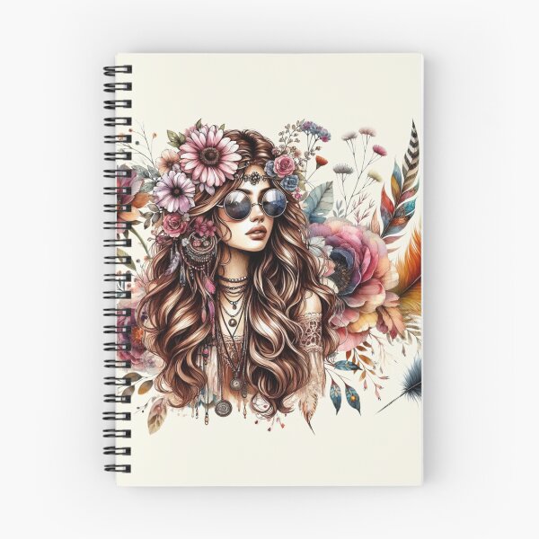 Item preview, Boho Chic: Floral & Feather Fusion designed and sold by Margival.
