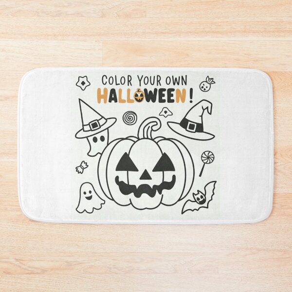 Item preview, Color your own Halloween - white Halloween colouring book   designed and sold by Sha1726.