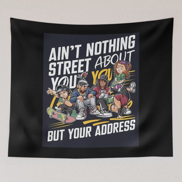 Item preview, The Only Street Part Your Address designed and sold by DunuStore.
