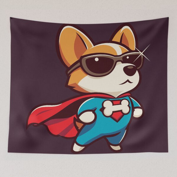Item preview, Super Corgi designed and sold by xopaw.