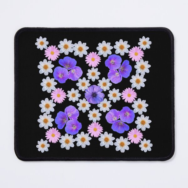 Item preview, Cranesbill Marguerite Daisies Dahlia Anemone Floral Mandala Shapes Mania designed and sold by Shapes-Mania.