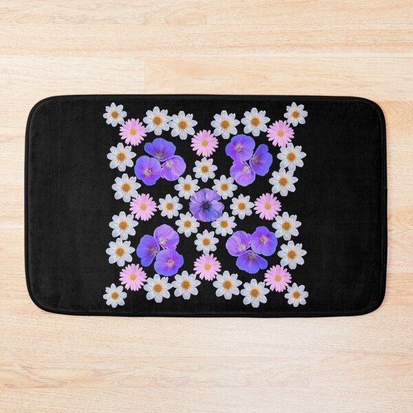 Item preview, Cranesbill Marguerite Daisies Dahlia Anemone Floral Mandala Shapes Mania designed and sold by Shapes-Mania.