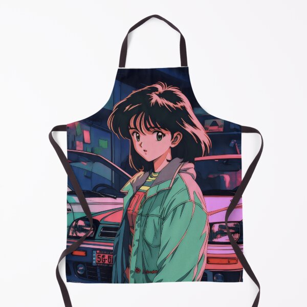 Item preview, 80s Anime Retro Girl Car Japanese Aesthetic Nostalgic Feel designed and sold by glasseskyodai.
