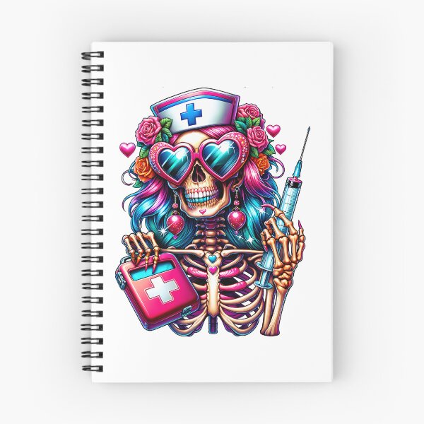 Item preview, Halloween A beautiful Skeleton nurse, Funny Nurse life - Medical Halloween gift 01 designed and sold by vallass.