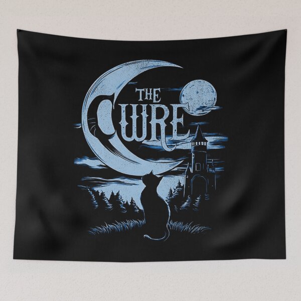 Item preview, The Cure Cat Moon designed and sold by ShanikaTutson.