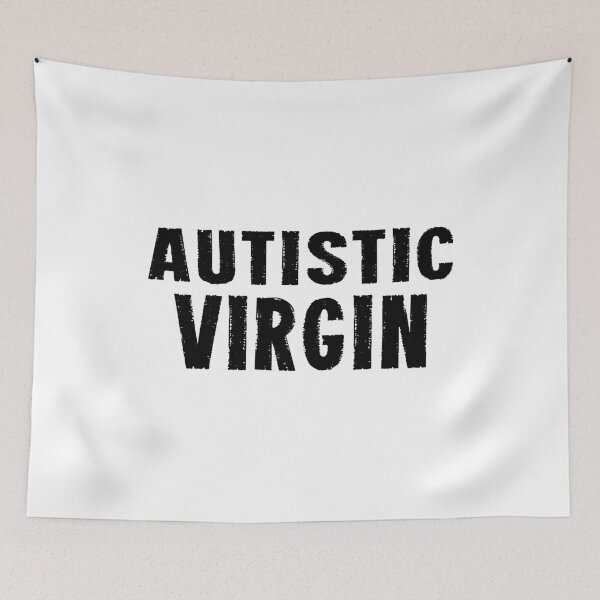 Item preview, AUTISTIC VIRGIN. BLACK DESIGN designed and sold by Rejiboustarts.