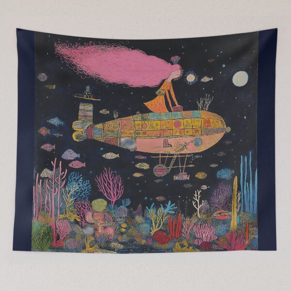 Item preview, The Coral Explorer: A Whimsical Journey designed and sold by BeefStroganof.