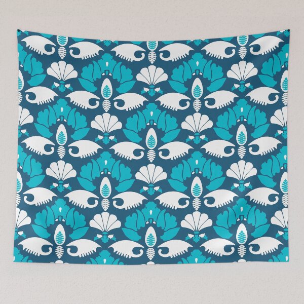Item preview, Oriental Flower, Blue Version designed and sold by Alex  Blud.