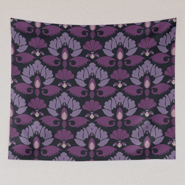 Item preview, Oriental Flower, Violet Version designed and sold by Alex  Blud.
