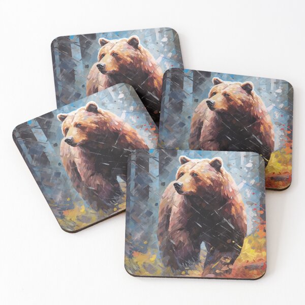 Item preview, Polygon Forest Bear designed and sold by InsanseCreation.