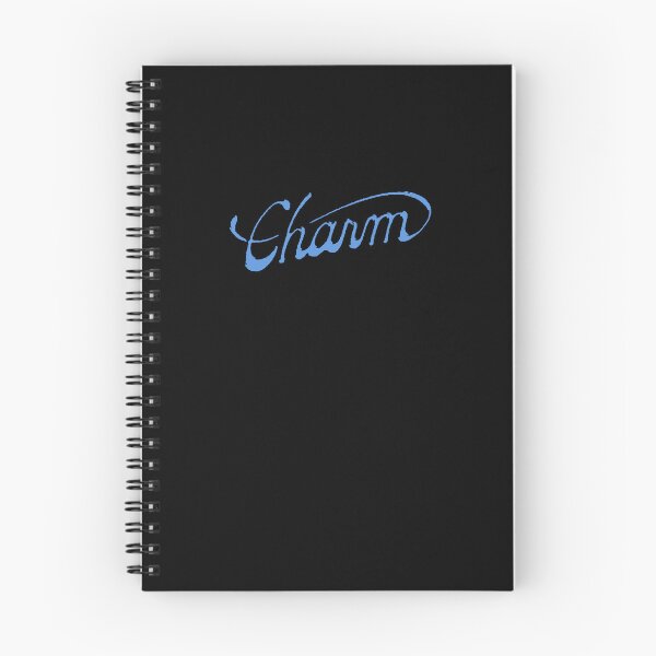 Item preview, Charm Blue Swirl Cursive Lettering Embossed Design designed and sold by aestheticqueen.
