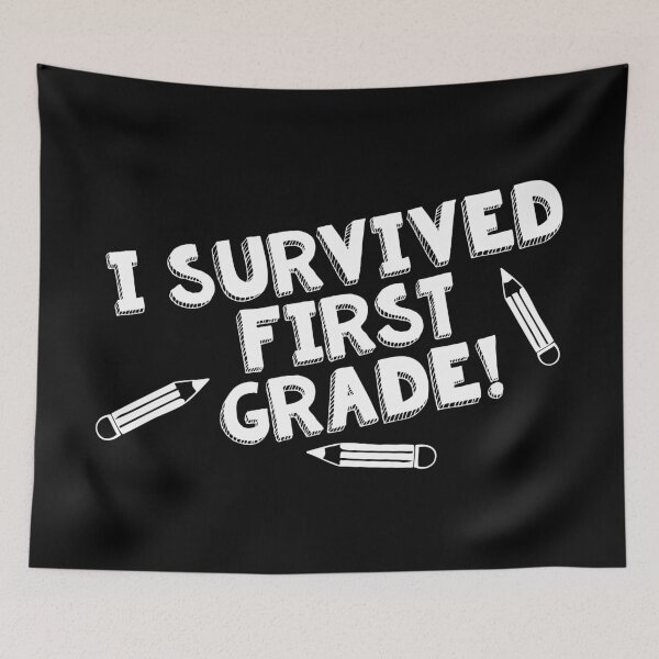 Item preview, I Survived First Grade designed and sold by teesaurus.