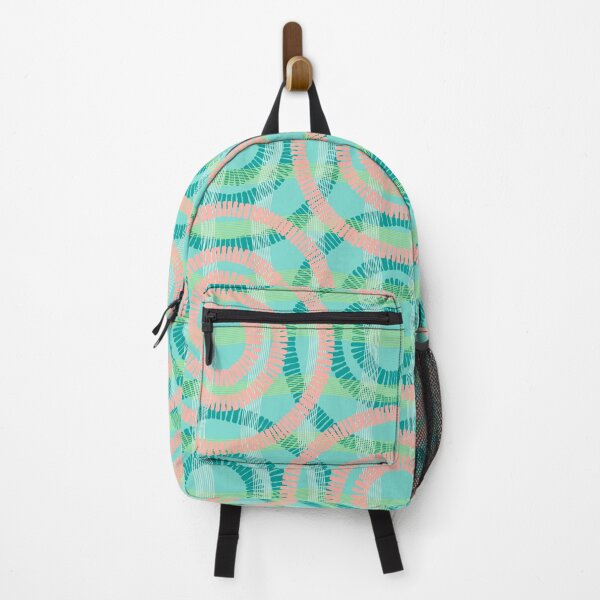 Item preview, Abstract Circles on Water, Turquoise-pink version designed and sold by Alex Blud.