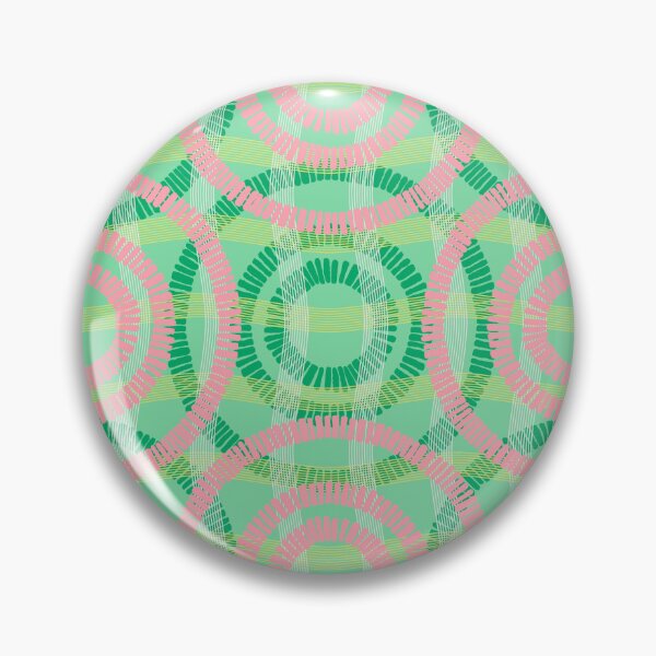Item preview, Abstract Circles on Water, Green and pink version designed and sold by Alex  Blud.