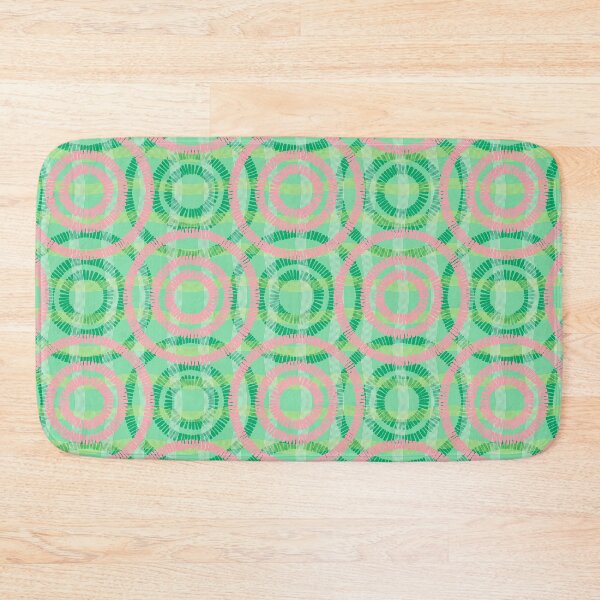 Item preview, Abstract Circles on Water, Green and pink version designed and sold by Alex  Blud.