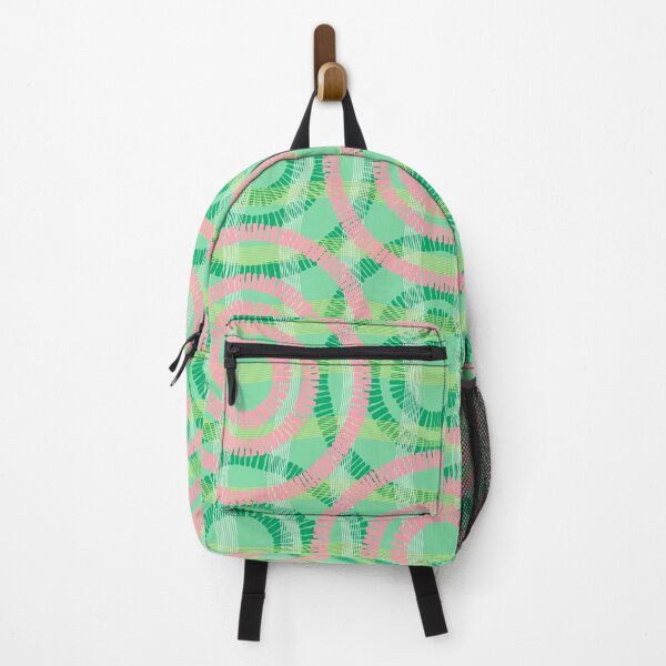 Item preview, Abstract Circles on Water, Green and pink version designed and sold by Alex Blud.