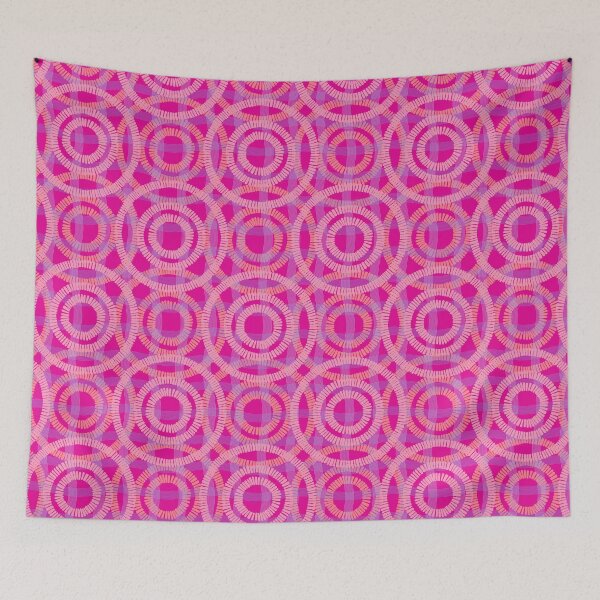Item preview, Abstract Circles on Water, Pink version designed and sold by Alex  Blud.