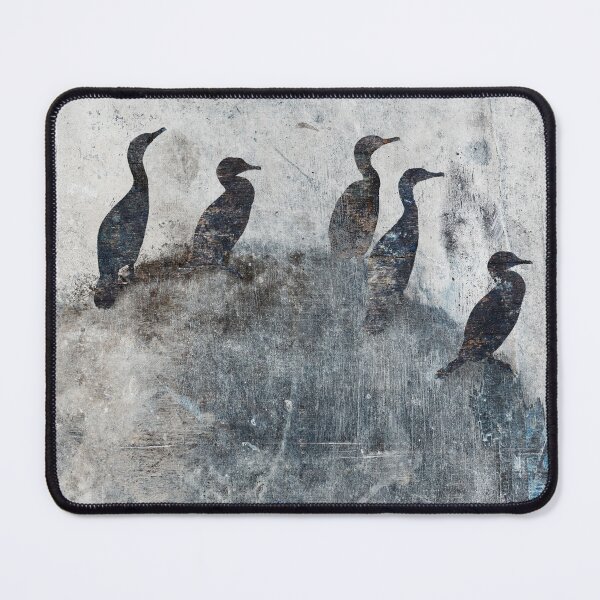 Item preview, Cormorants on Rock - Art from Urban Decay designed and sold by Hadrianwild.