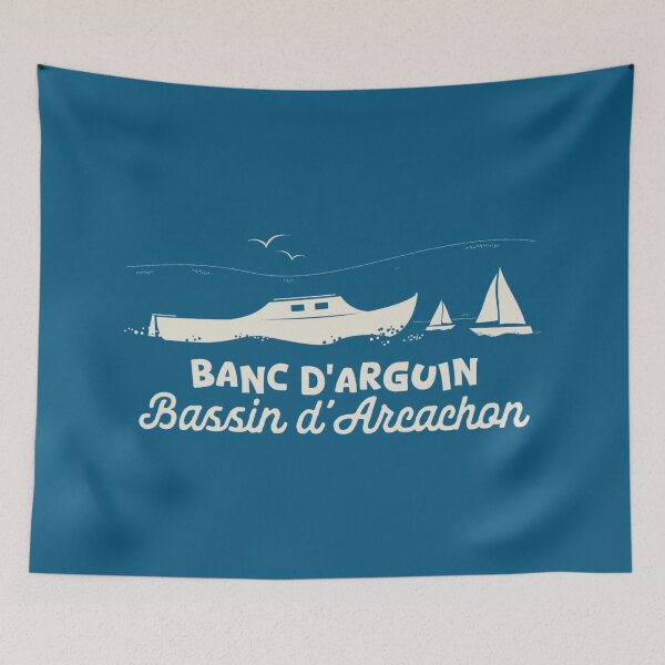 Aperçu de l'œuvre Banc d'Arguin (Blue version) créée et vendue par BecauseLaMode.