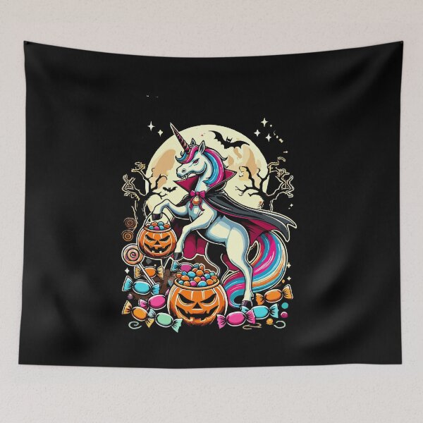 Item preview, Funny Vampire Unicorn Loves Candy designed and sold by LuminOrb.