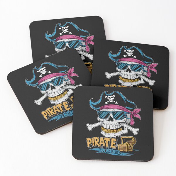Item preview, Pirate Jolly Roger Skulls - "The Blackbonnet Saga: Pirate Tales Retold" designed and sold by stickercuffs.