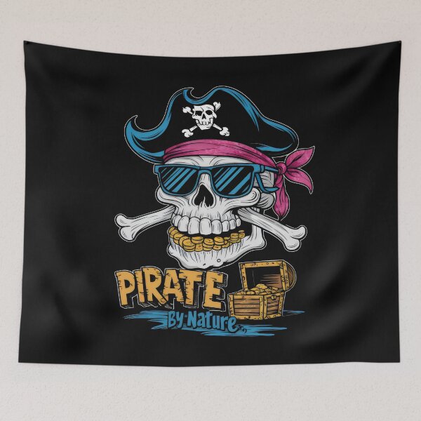 Item preview, Pirate Jolly Roger Skulls - "The Blackbonnet Saga: Pirate Tales Retold" designed and sold by stickercuffs.
