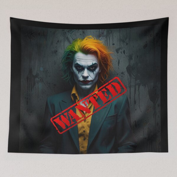 Item preview, Wanted Joker designed and sold by SkellArt.