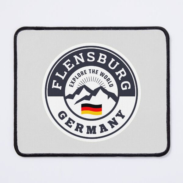 Item preview, Flensburg Germany Black and White Crest designed and sold by World Designs.