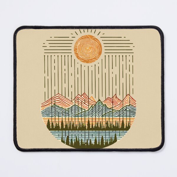 Item preview, Vintage Sun Rise on Mountains designed and sold by amersoliman3.